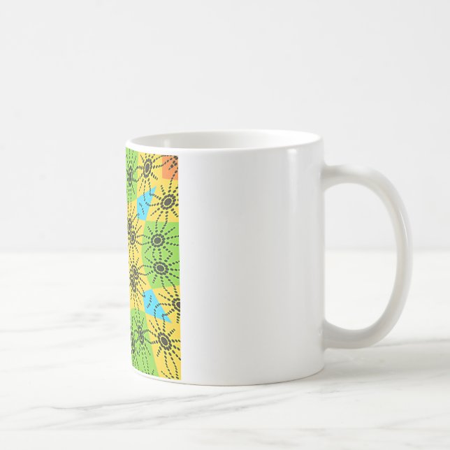 Mug Élégant Araignée d'inspiration africaine Motif tra (Droite)