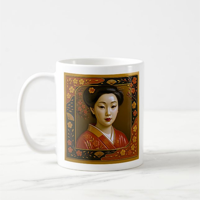 Mug Elégant Art Geisha (Gauche)
