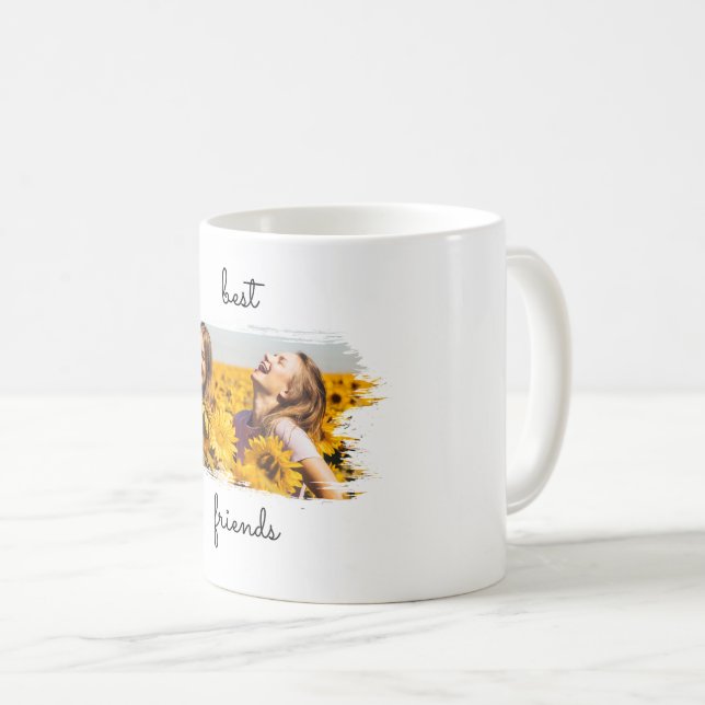 Mug Elégant BFF Meilleur Amis Pour Anniversaire Carte (Devant droit)