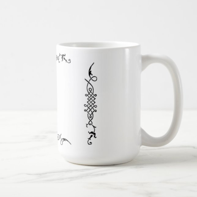 Mug élégant blanc (Droite)