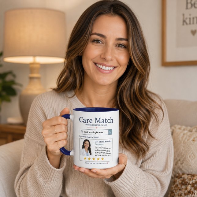 Mug Élégant Care Match Appréciation d'un Médecin d'Onc (Elegant Care Match Oncology Doctor Appreciation Mug
)