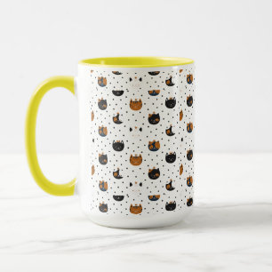 Mug Élégant Chic Chat Motifs