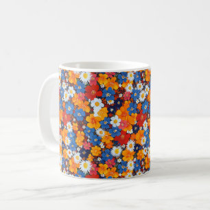 Mug Élégant Chic Coloré Moderne Fleurs