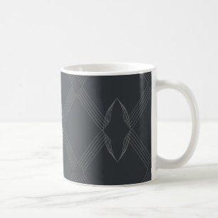 Mug Élégant, chic, luxueux, motif de ligne simple