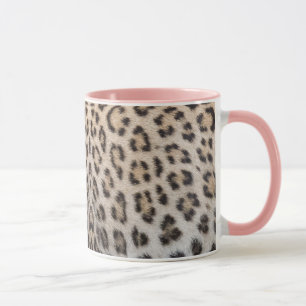 Mug Elégant chic motif à motif de poil léopard