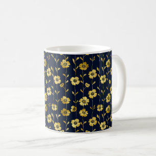 Mug Élégant Chic Stylish Feminine tendance Black Gold