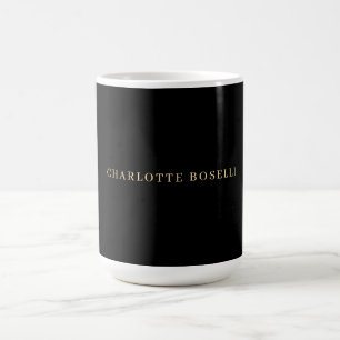 Mug Élégant Classique Minimaliste Professionnel Simple