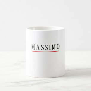 Mug Élégant Classique Minimaliste Professionnel Simple