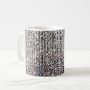 Mug Elégant cristal rose argenté