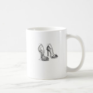 Mug Elégant croquis à talons hauts