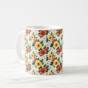 Mug Élégant Cute Sophistiqué Chic Romantique Floral