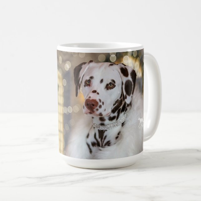 Mug Élégant dalmate (Devant droit)