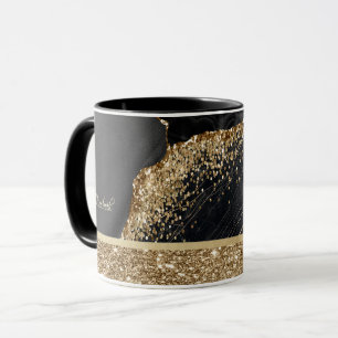 Mug Élégant élégant Parties scintillant or Sequins Mar