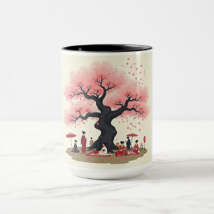 Mug Élégant Fleur de Cerisier Hanami