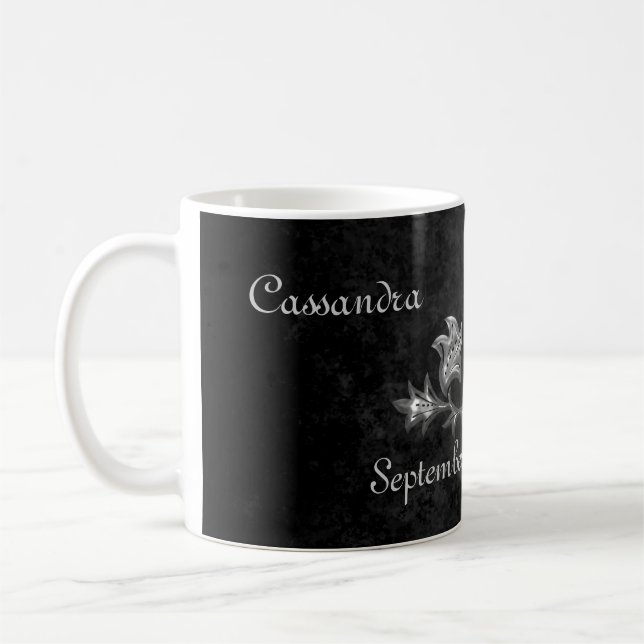 Mug Élégant gothique foncé mariage (Gauche)