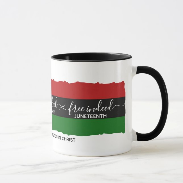 Mug Élégant GRATUIT EN EFFET Christian Juneteenth (Droite)