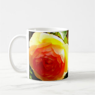 Mug Élégant jaune rose orangé