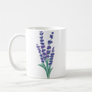 Mug Elégant Lavender Aquarelle Design botanique