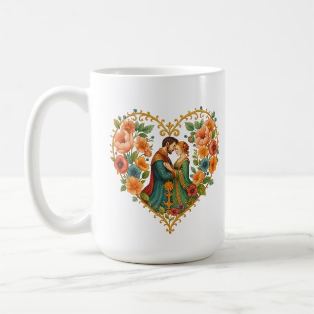 Mug Elegant  Love Heart (Gauche)