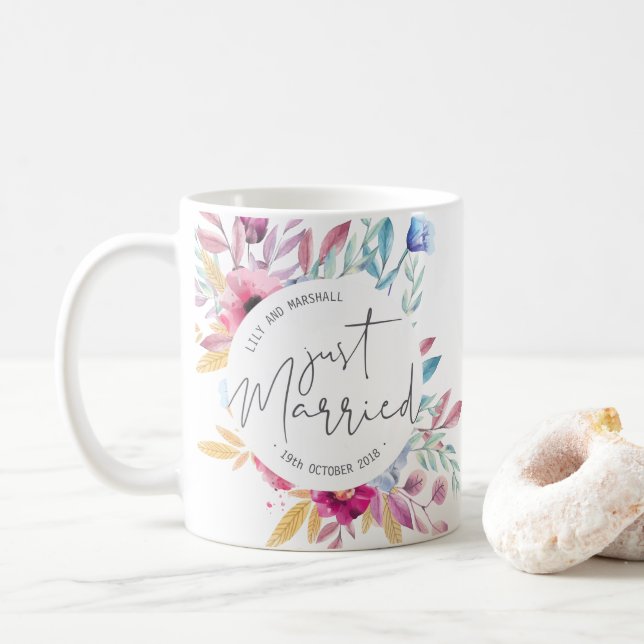 Mug Élégant Mariage marié | Musique (Avec donut)