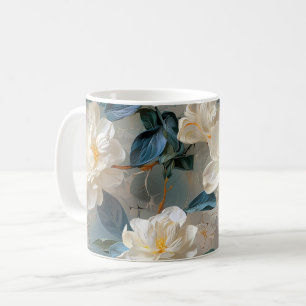 Mug Élégant motif floral Gardenia