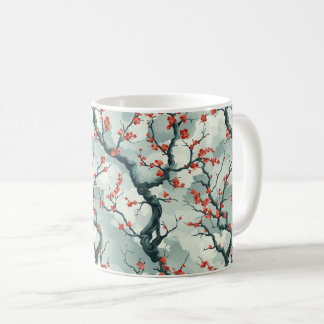 Mug Élégant Motif sans couture en fleur de cerisier (7