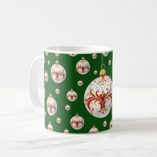 Mug Élégant Noël botanique décoratif