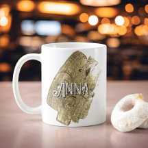 Élégant Nom Or Moderne