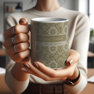 Mug Elégant or Floral Ornamental Vintage