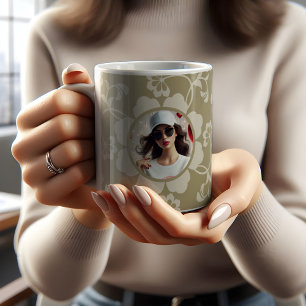 Mug Elégant or Floral Ornamental Vintage photo