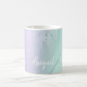 Mug Élégant parties scintillant moderne sombre viole