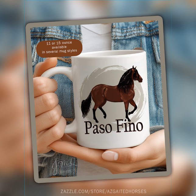 Mug Elégant Paso Fino Horse - Gaited Breed Art (Elegant Paso Fino Horse – Gaited Breed Art Coffee Mug)
