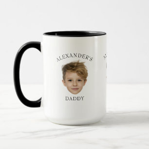 Mug Elégant Personnalisé photo visage de bébé créer vo