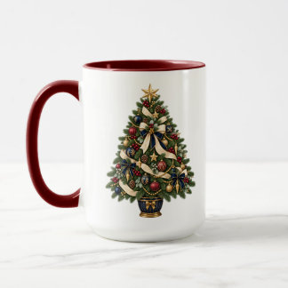 Mug élégant personnalisé pour l'arbre de Noël