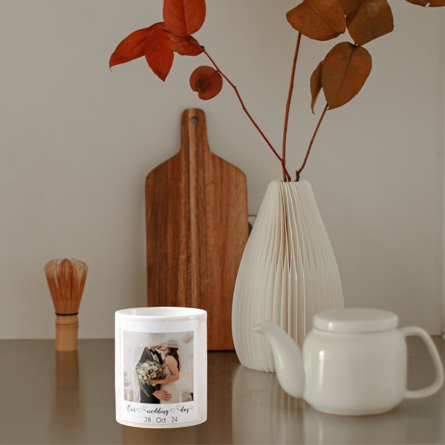 Mug Élégant photo de Mariage Customisé (Créateur téléchargé)
