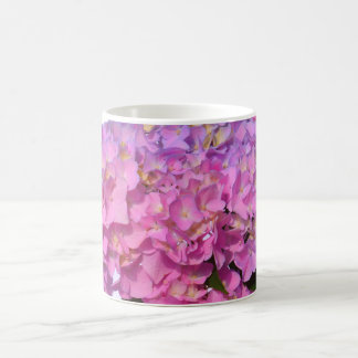 Mug Élégant rose violet bleu floral