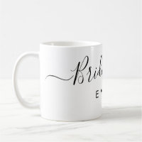 Élégant Script Bridesmaid Nom personnalisé
