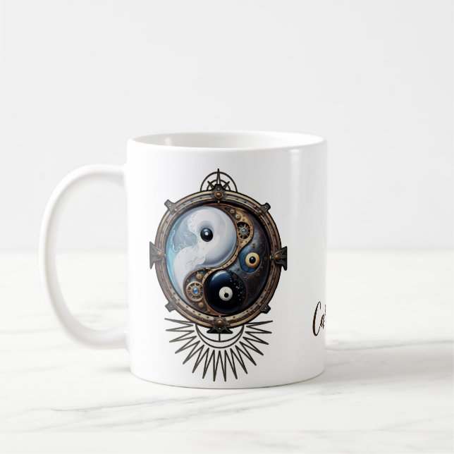 Mug Élégant signe du Yin yang (Gauche)