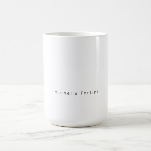 Mug Élégant Simple Minimaliste (Centre)