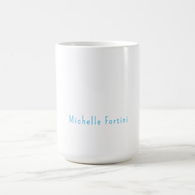 Mug Élégant Simple Minimaliste (Centre)