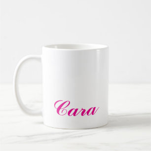 MUG ÉLÉGANT SIMPLE NOM PERSONNALISÉ DEMOISELLE D'HONNE