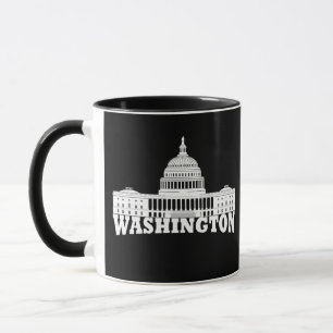 Mug Élégant Simple Washington DC