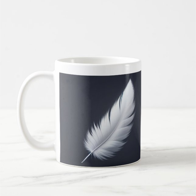 Mug Elégant Sips/Mug en plumes (Gauche)