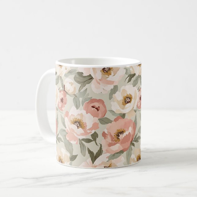 Mug Élégant Style Moderne Beau pour Elle (Devant gauche)