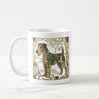 Mug Elegant Viennese Secession Fox Terrier