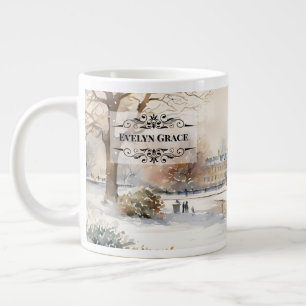 Mug Elegant Winter Kensington Gardens Londres