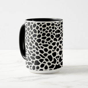 Mug Elégante collection populaire de luxe Leopard blan