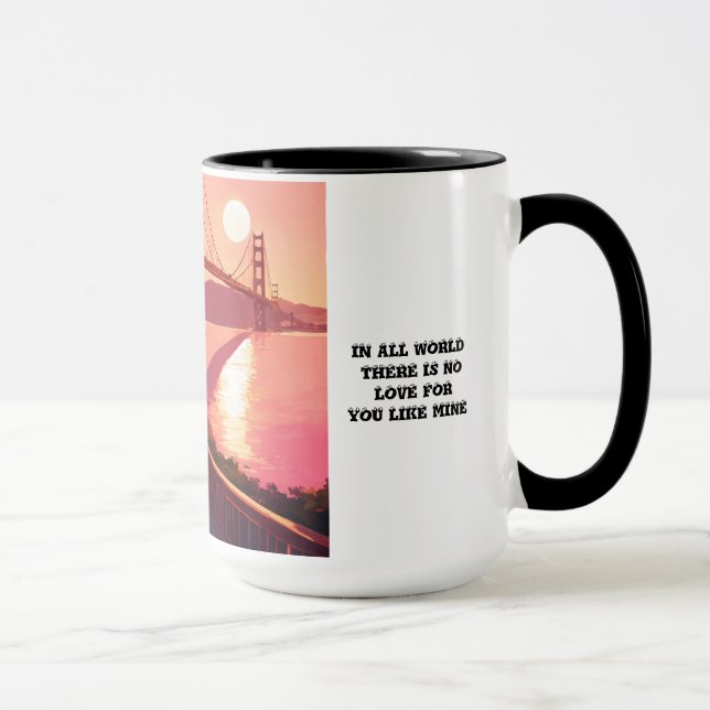 Mug Élégante Coupe Couple Anniversaire (Droite)