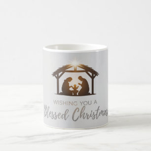 Mug Elégante crèche Carte de Noël