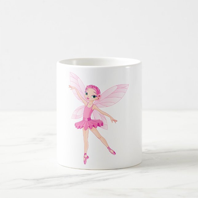 Mug Élégante Fée De Ballerina Rose Pour Les Amateurs D (Créateur téléchargé)